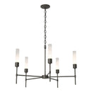 Hubbardton Forge - 105045-SKT-07-FD0611 - Five Light Chandelier - Vela - Dark Smoke