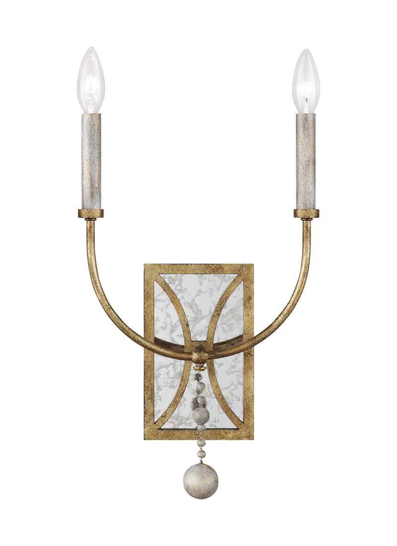 Two Light Wall Sconce<br /><span style="color: