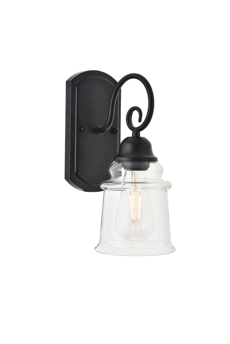 Elegant Lighting - LD4007W5BK - One Light Wall Sconce - spire - Black
