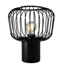 LÁMPARA DE MESA 1XE27-40W (NO INCLUIDO) 110-240V/50-60HZ ACABADO NEGRO.