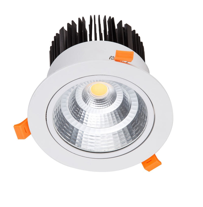 SPOT DE TECHO LED 4000LM 3000K COLOR BLANCO MATE 40W 110/277V