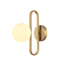 LÁMPARA DE PARED MODERNA DECORATIVA 1XG9-10W (NO INCLUIDO) 110-240V, VIDRIO OPAL VIDRIO.