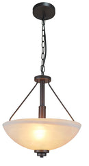 LÁMPARA DE TECHO COLGANTE 2XE27-40W ( NO INCLUIDO) 110-240V /50-60HZ, ACABADO COFFEE.