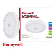 Lampara De Techo Panel Led Superficial Con Sensor De Movimiento 18w Interruptor Para Elegir Tonalidad De Luz Cct 30k 1 440lm 40k 1 440lm 65k 1 415lm 110 277v 50 60hz Cri 70 Pf 0 50 110 Acabado Blanco Marca Honeywell