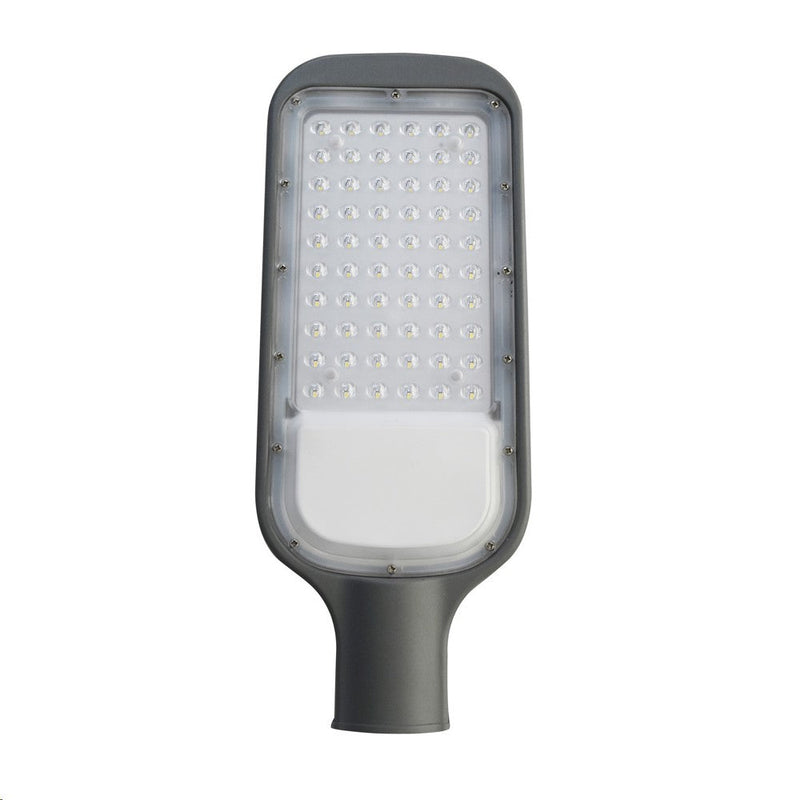 LÁMPARA DE POSTE LED 100W EMITE 12000LM , TONALIDAD DE LUZ 6000K . 90-305V , 50-60Z