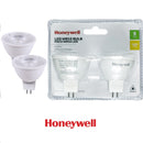 SET DE 2 FOCOS DIMEABLES LED BI-PIN MR16, 5W 440LM, 3000K,100-130V 50-60HZ PF>0.4, CRI>80, MARCA HONEYWELL.