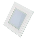 LÁMPARA DE TECHO LED TIPO SPOT EMPOTRABLE CUADRADO 6W 3000K 110-277V.