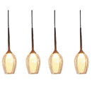 LÁMPARA DE TECHO COLGANTE MODERNA 4XG9-40W .