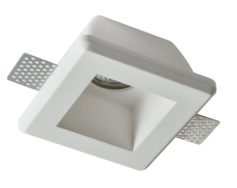 SPOT DE TECHO EMPOTRABLE BLANCO CUADRADO TRIMLESS PASTEABLE