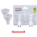 SET DE 2 FOCOS LED DIMEABLES GU10, 5W, 3000K, 460LM,100-130, 50-60HZ  PF>0.4, CRI>80, MARCA HONEYWELL.