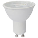 FOCO LED GU10-7W, DIMEABLE, TONALIDAD EN 3000K (AMARILLO CALIDO) 120V, MARCA SUNLITE.