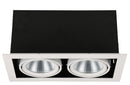 Spot De Techo  Empotrable Led Spot Tipo Kardan 2x30W Acabado Black White/ Die Cast Aluminium.