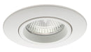 SPOT EMPOTRABLE 1XGU10-50W, 110-240V, 50-60HZ, IP20, REDONDO, ACABADO BLANCO CERT. CE