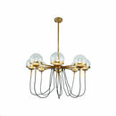 LÁMPARA DE TECHO COLGANTE DECORATIVA 8XE27-60W ( NO INCLUIDO)100-240V 50-60HZ.