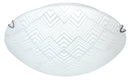 PLAFON MARCA HOMEDELIGHT D-300MM 2XE27 -40W VIDRIO BLANCO FROSTED