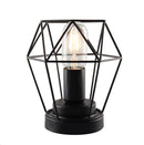 LÁMPARA DE MESA 1XE27-40W (NO INCLUIDO) 110-240V/50-62HZ, ACABADO  PANTALLA NEGRA MATE.