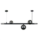 LÁMPARA DE TECHO COLGANTE MODERNA 5XG9-25W, 110-240V/50-60HZ,GRADO DE PROTECCION IP20 ACABADO NEGRO MATTE.