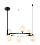 LÁMPARA DE TECHO COLGANTE MODERNA DECORATIVA  6XG9-25WLED  (NO INCLUIDO) 110-240V.