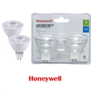 SET DE 2 FOCOS DIMEABLES LED BI-PIN MR16, 5W 440LM, 6500K,100-130V 50-60HZ PF>0.4, CRI>80, MARCA HONEYWELL.