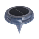 LÁMPARA DE PISO EMPOTRABLE SOLAR LED 2W 3000K PANEL 2V 0.6W SMD2835 POLYCRISTALINE PC BATERIA 1800MAH 1.2V.