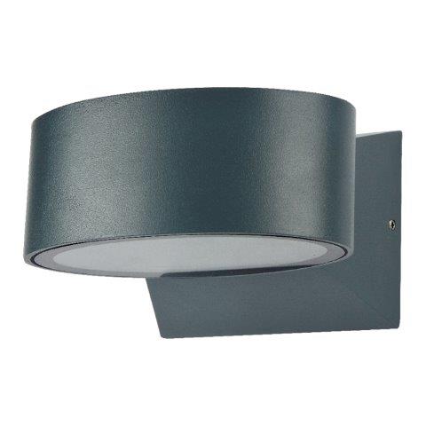 LÁMPARA DE PARED PARA EXTERIOR MODERNA  LED 6W 330LM  3000K 100-265V IP54.