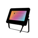 REFLECTOR LED RGB, 50W, 5000LM CON CONTROL REMOTO, 100-240V, 50-60HZ, MARCA LIGHTSOURCE.