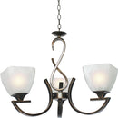 LÁMPARA DE TECHO COLGANTE DECORATIVA 3XE27- MAX 60W, 110-240V.