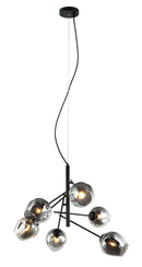 LÁMPARA DE TECHO COLGANTE DECORATIVA 6XE27-40W MAX (NO INCLUIDOS) 110-240V.