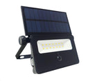 REFLECTOR LED  SOLAR 10W, 1600LM, 6500K, ON/OFF SWITCH IP54  ACABADO NEGRO MATERIAL ALUMINIO.