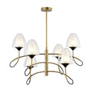 LÁMPARA DE TECHO COLGANTE MODERNA DECORATIVA 6XG9-25W 110-240V 50-60HZ.