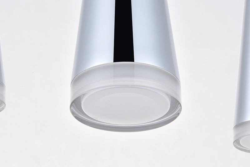 Elegant Lighting - 5201D36C - LED Pendant - Fantasia - Chrome