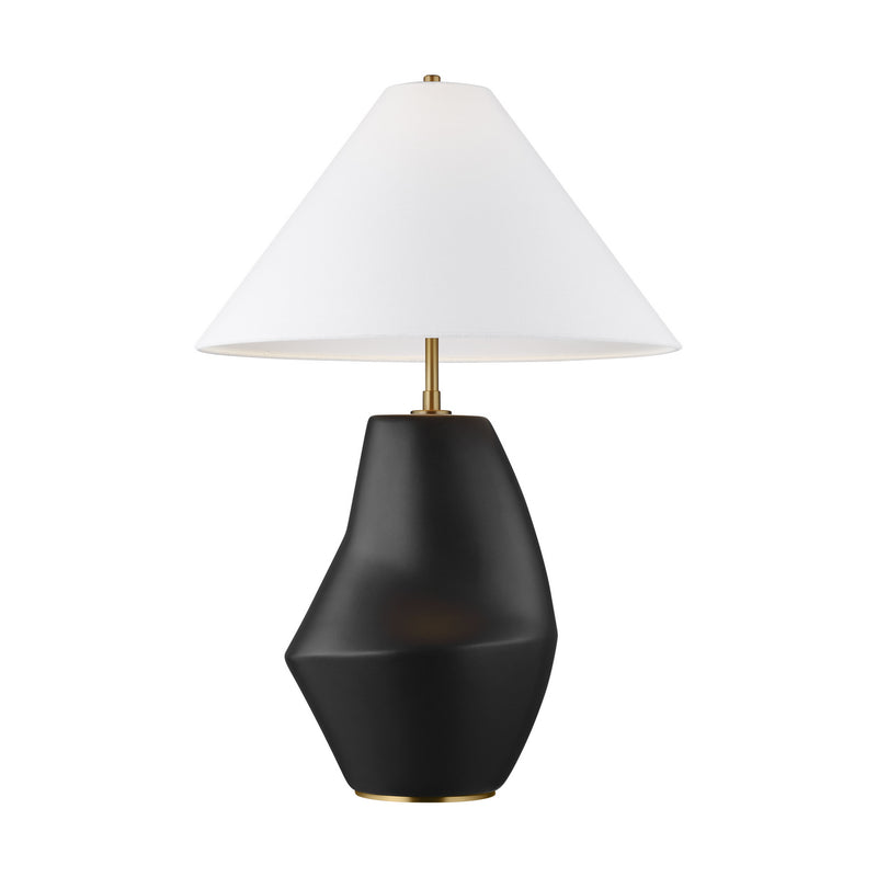 One Light Table Lamp<br /><span style="color:#4AB0CE;">Entrega: 4-10 dias en USA</span><br /><span style="color:#4AB0CE;font-size:60%;">PREGUNTE POR ENTREGA EN PANAMA</span><br />Collection: Contour<br />Finish: Coal