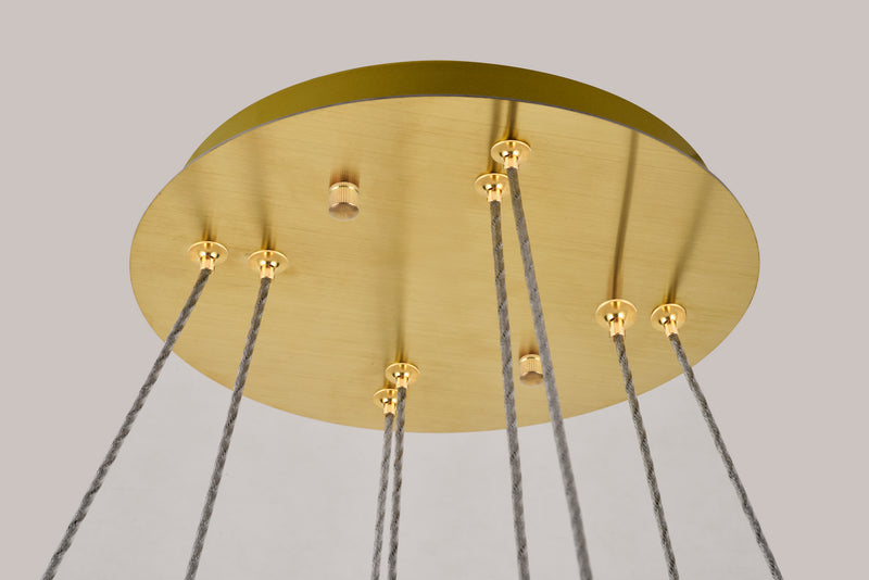 Elegant Lighting - 3503G32G - LED Pendant - Monroe - Gold
