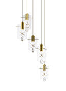 LED Pendant<br /><span style="color:#4AB0CE;">Entrega: 4-10 dias en USA</span><br /><span style="color:#4AB0CE;font-size:60%;">PREGUNTE POR ENTREGA EN PANAMA</span><br />Collection: Hana<br />Finish: Gold