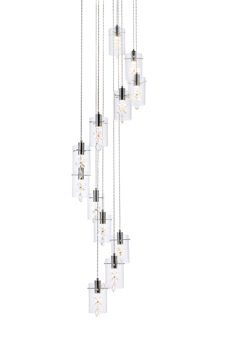 LED Pendant<br /><span style="color:#4AB0CE;">Entrega: 4-10 dias en USA</span><br /><span style="color:#4AB0CE;font-size:60%;">PREGUNTE POR ENTREGA EN PANAMA</span><br />Collection: Hana<br />Finish: Chrome