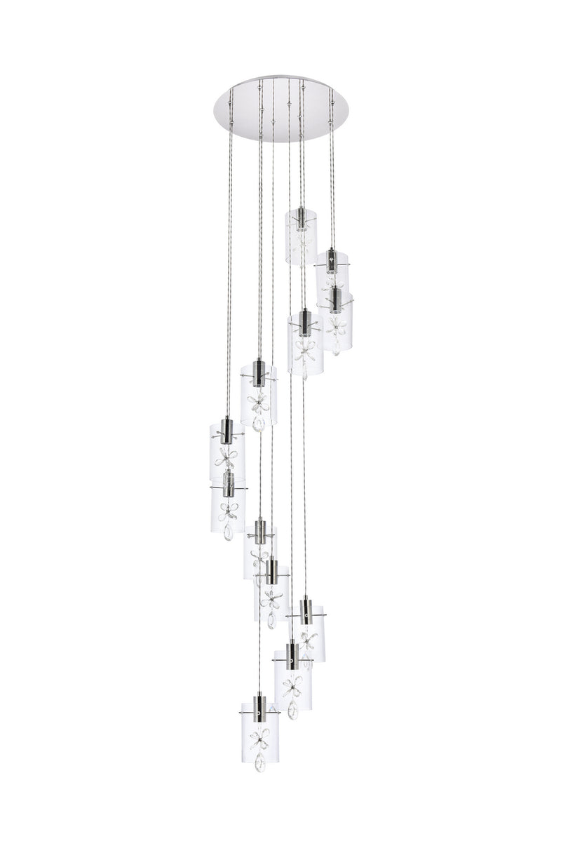 LED Pendant<br /><span style="color:#4AB0CE;">Entrega: 4-10 dias en USA</span><br /><span style="color:#4AB0CE;font-size:60%;">PREGUNTE POR ENTREGA EN PANAMA</span><br />Collection: Hana<br />Finish: Chrome