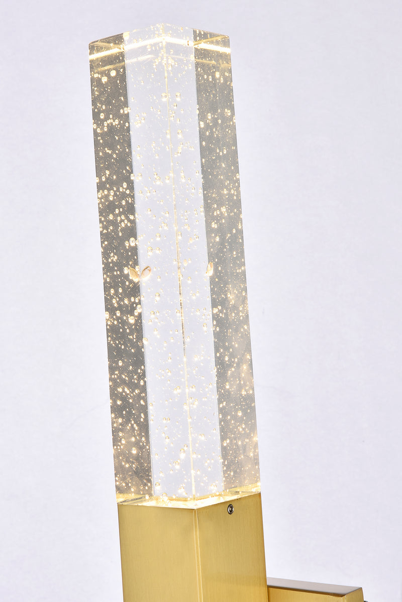 LED Wall Sconce<br /><span style="color:#4AB0CE;">Entrega: 4-10 dias en USA</span><br /><span style="color:#4AB0CE;font-size:60%;">PREGUNTE POR ENTREGA EN PANAMA</span><br />Collection: Ruelle<br />Finish: Gold