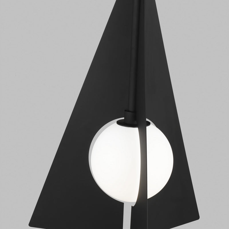 Visual Comfort Modern - 700TDOBLPGB-LED930 - LED Pendant - Orbel - Nightshade Black