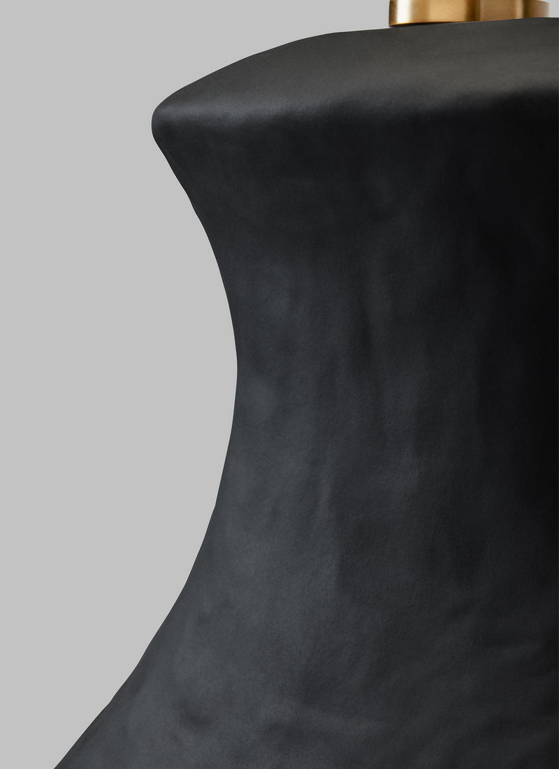 Visual Comfort Studio - HT1021RBC1 - One Light Table Lamp - Bone - Rough Black Ceramic