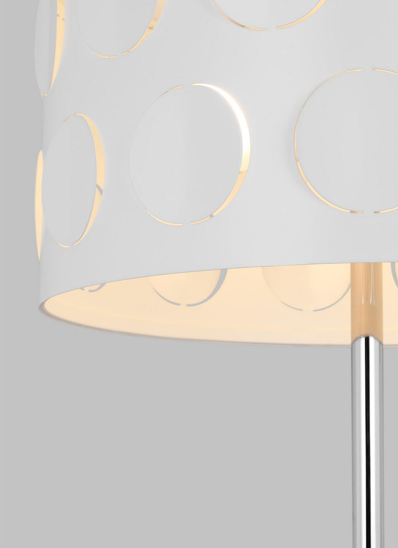Visual Comfort Studio - KST1002PN1 - Two Light Desk Lamp - Dottie - Polished Nickel