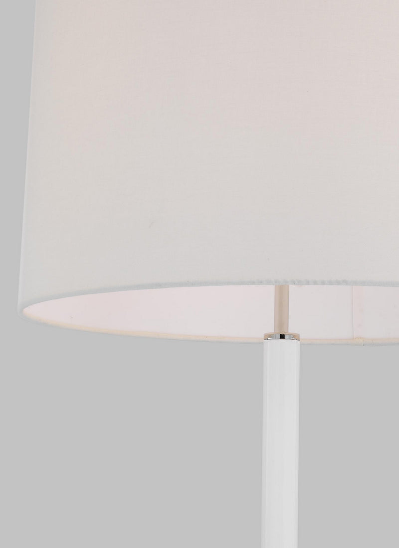 Visual Comfort Studio - KST1051PNGW1 - One Light Floor Lamp - Monroe - Polished Nickel