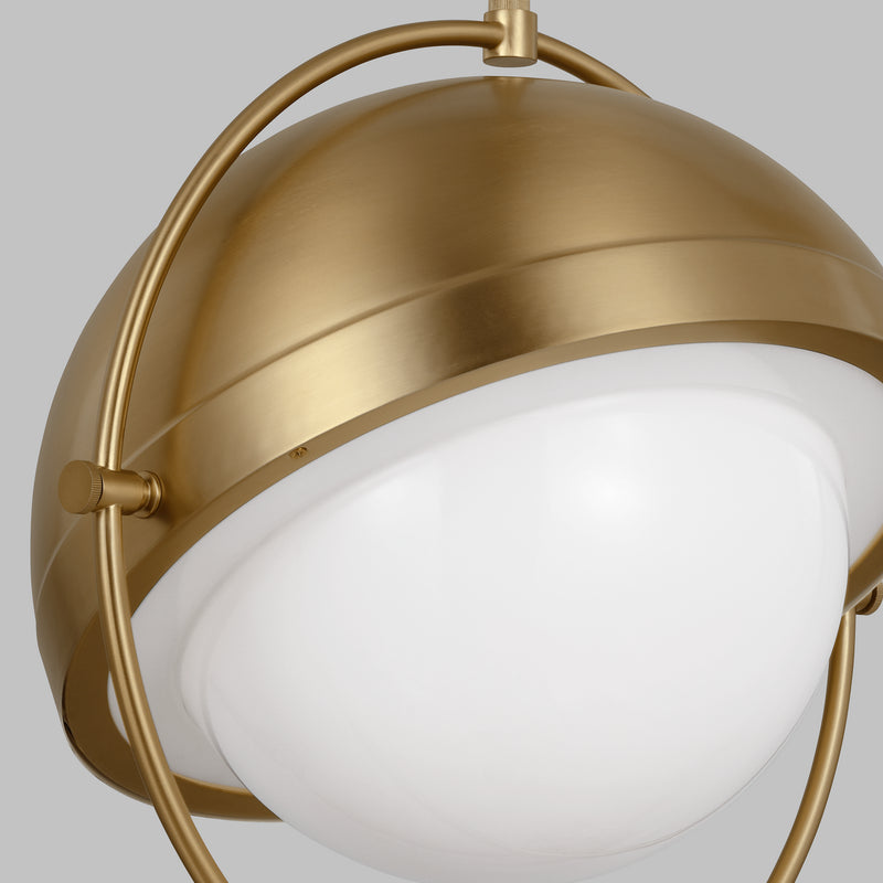 Visual Comfort Studio - TP1111BBS - One Light Pendant - Bacall - Burnished Brass